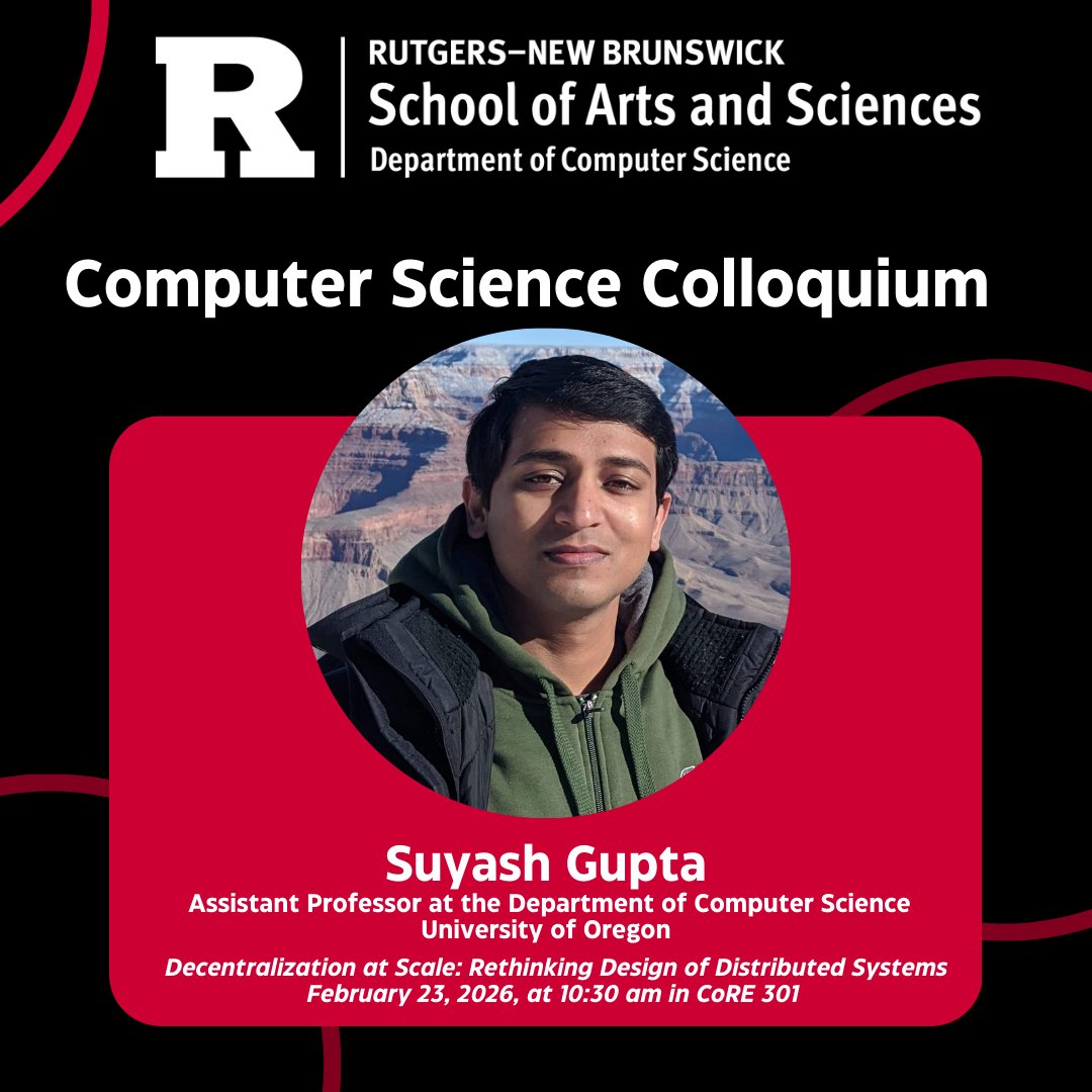 Rutgers Computer Science Department tweet media