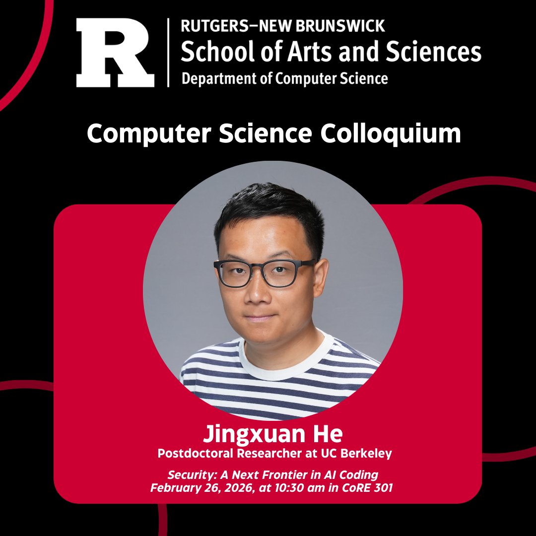 Rutgers Computer Science Department tweet media