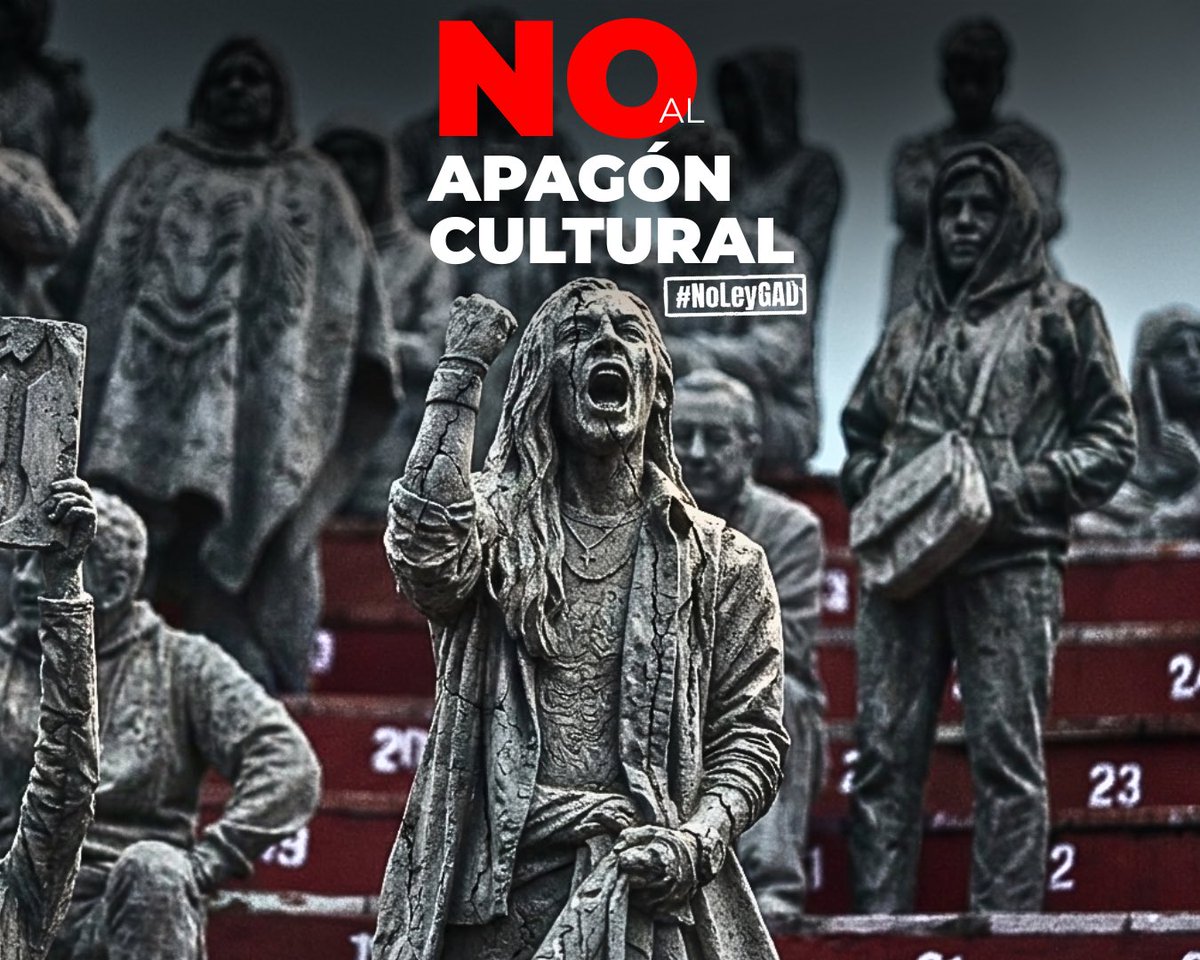 culturaquito's tweet photo. 🚨#NoLeyGAD | No al apagón cultural.  La cultura es un derecho humano. No un privilegio.

Es un derecho a recordar quiénes somos.
Derecho a transmitir nuestras tradiciones.
Derecho a ocupar el espacio público con identidad.
Derecho a crear, cantar, bailar, contar nuestras historias.