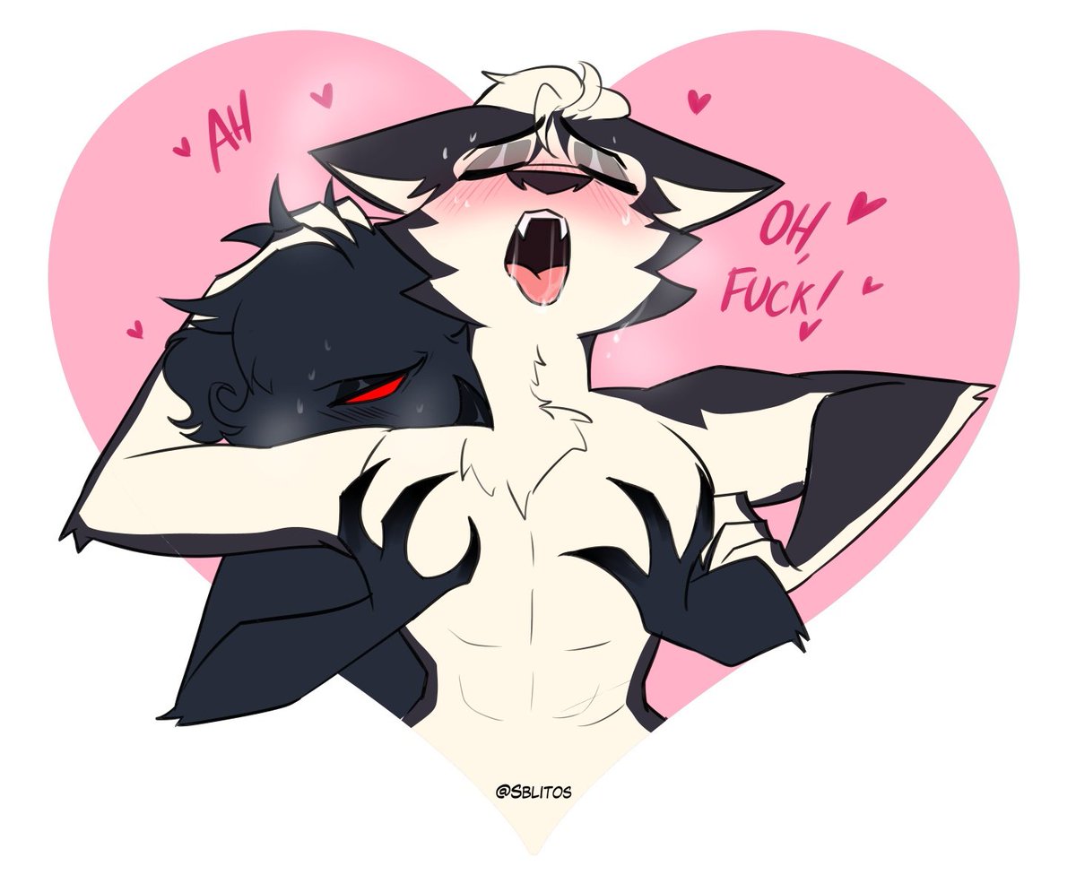 "You're being so loud for me, my puppy.~ You must like it.~"

ASHFNDLAKAHDNSK Zen and Corvinn are so good together! A big thank you to <a href="/sblitos/">🔞Sblitos🔞 CLOSED comms 🍰</a> for this stunning ych! 🖤🖤🖤

#HelluvaBossoc #HelluvaBossFanart #HazbinHotelOC