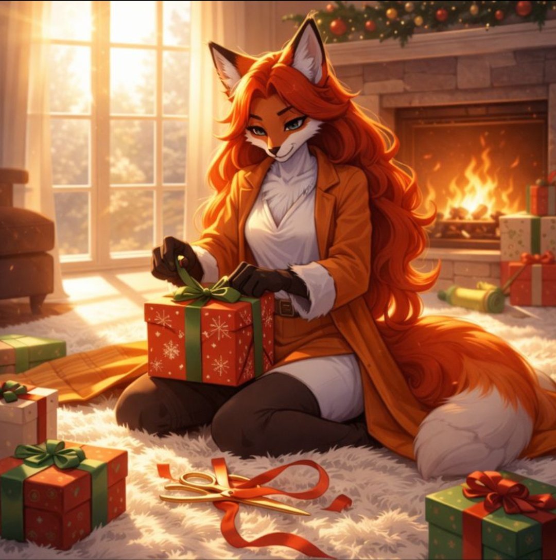 LaLkoa6333's tweet photo. Ah. I need to give something to Aurvandil and Kastor. Maybe my subscribers will advise me what to give. #furry #art #hamingya #Aurvandil #Kastor #AI #fox https://t.co/vODLGhz8uv