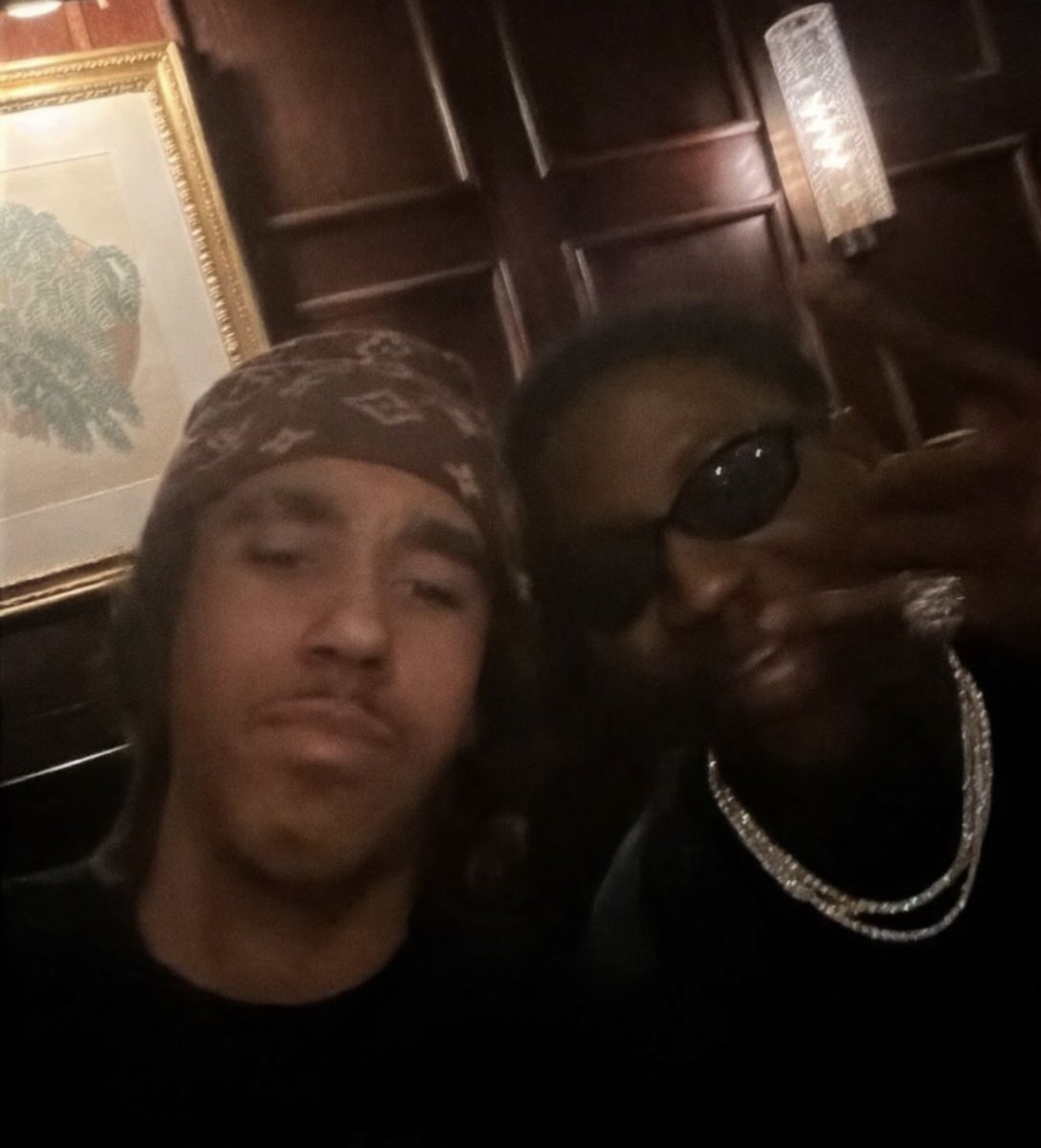 Kobbie Mainoo with Leny Yoro in Dubai 😂❤️