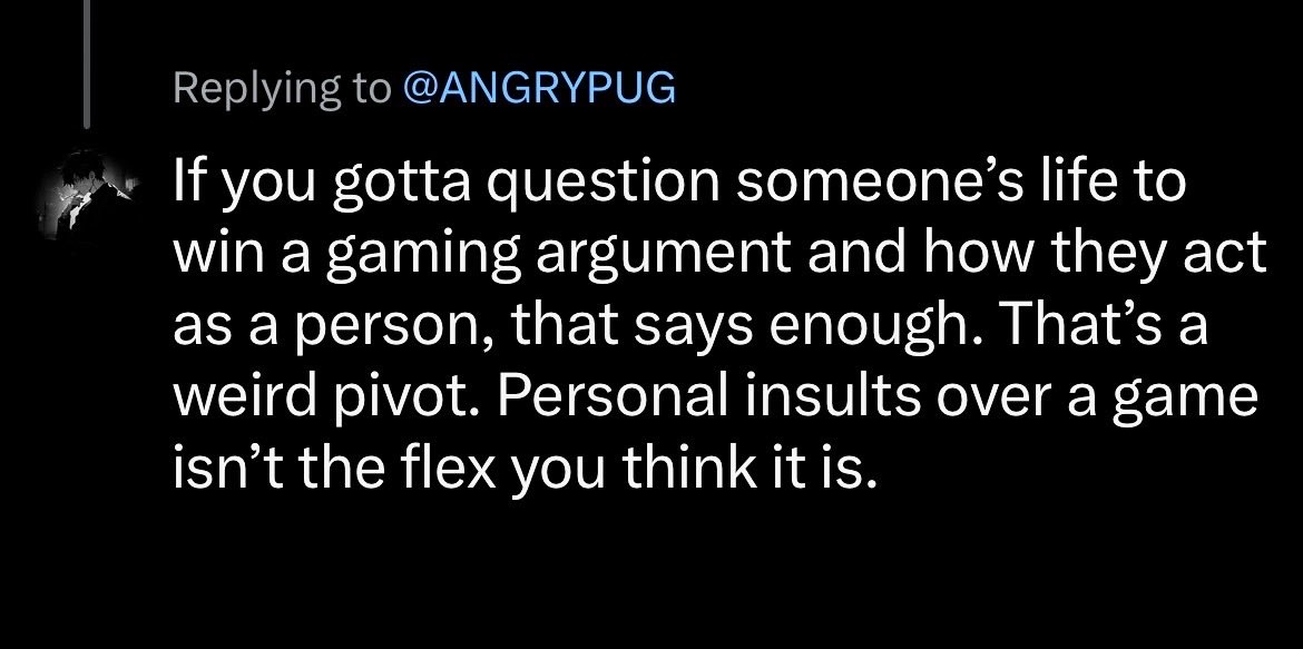 Symxphny's tweet photo. Guess it was that deep lol
Grown ass man btw who’s one of the dbd vets known for acting like this to people &amp; other content creators for yrs
@AngryPug https://t.co/eZfzplBN4Q