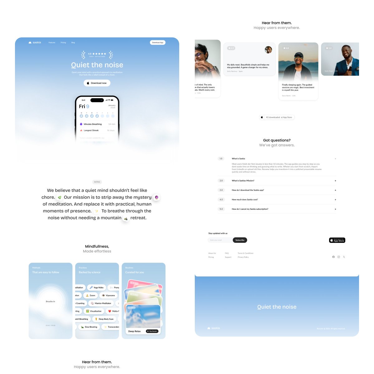 Just finished this clean landing page design 🙌
What do you think ?