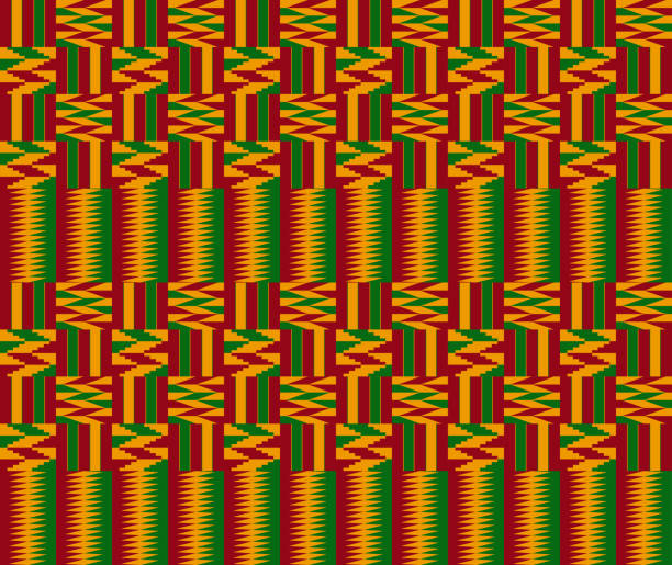 Hallucinogenic fabric. I was given a colourful and fantastical length of kente cloth from a U.N. diplomat from Ghana, and rather than make a shirt or something, I framed a large piece and hang it on the wall. This is art, surely.