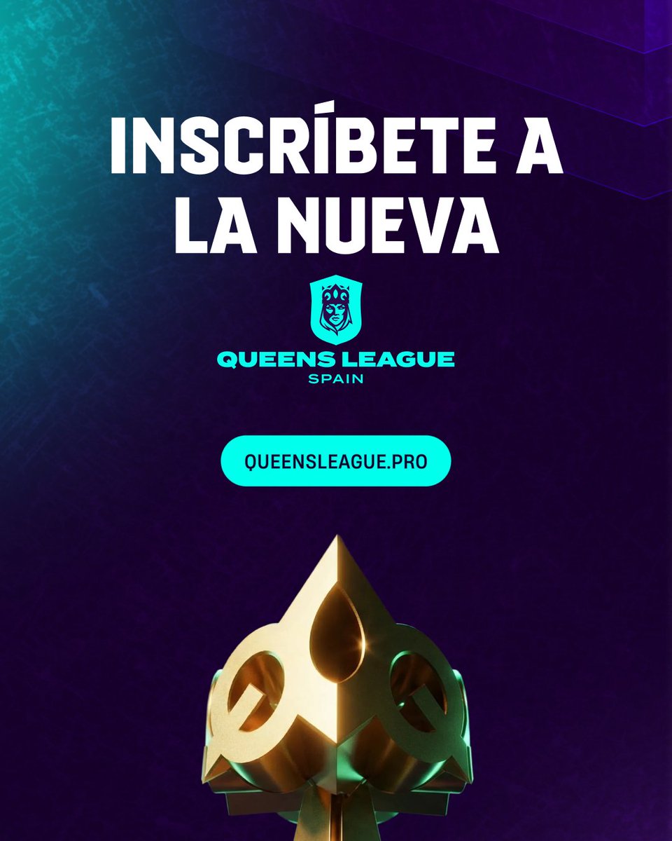 ¿Quieres formar parte de la nueva Queens League? 👑

Ya podéis inscribiros en nuestra web. 

📎 queensleague.pro/es/espana