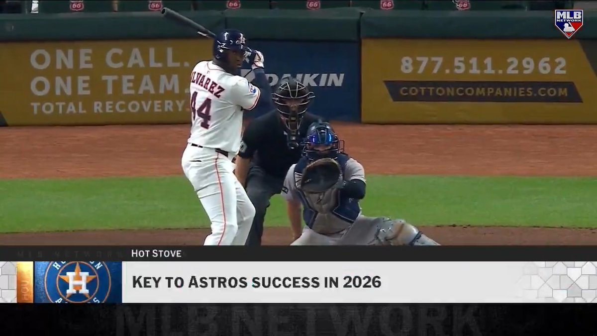 “He's still one of the top 5 hitters in the game and I think people forgot that last year.”
@brianmctaggart speaks on Yordan Alvarez's value to the Astros’ lineup and the team's desire to use him predominantly at DH this season.