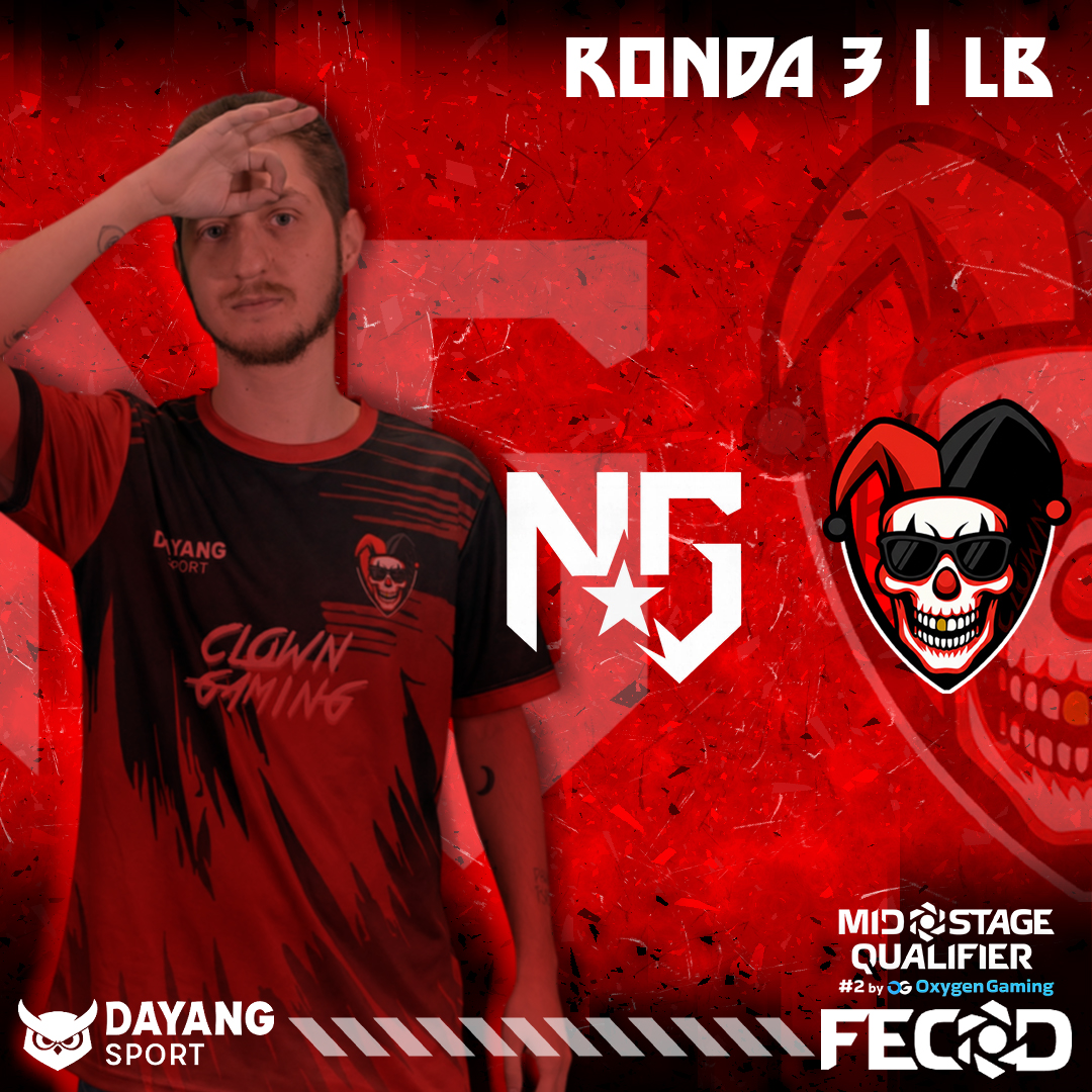 Próxima parada: R3 del LB 🏆#FECODQualifier2

🆚 #NovaGaming
⏰ Sobre las 21:00

Seguimos 💪🤟

#WeMakeClowns 💀🤟