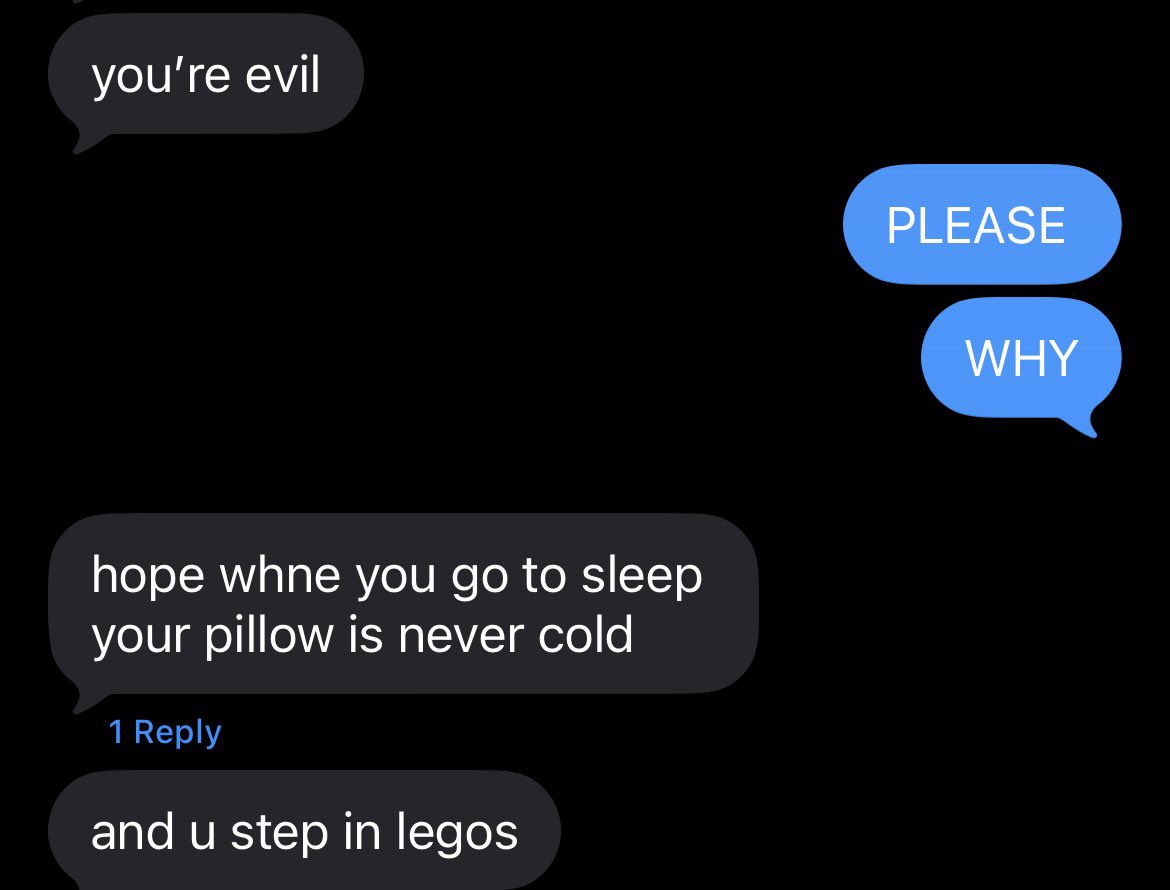 gray just texted me this