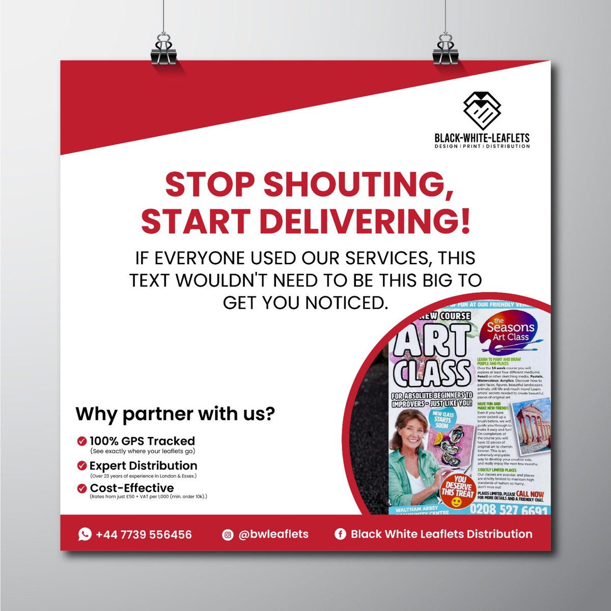 Black-White-Leaflets-Distribution (@Leaflet_Flyer) / Posts / X