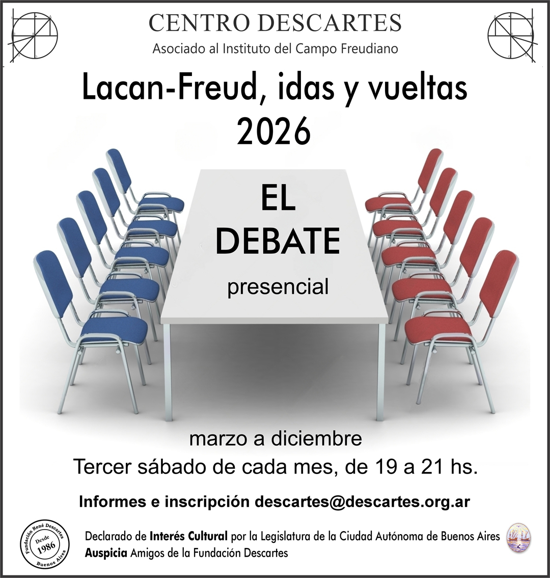 AAFDescartes's tweet photo. Lacan-Freud, idas y vueltas. El debate. https://t.co/7sFz0mVIeW