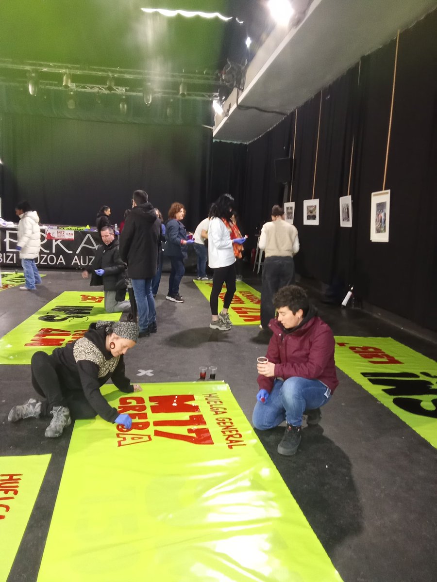 Ezkerraldeko, enkarterriko eta meatzaldeko delegatuak greba orokorra prestatzeko lan eta lan. 

#M17GrebaOrokorra