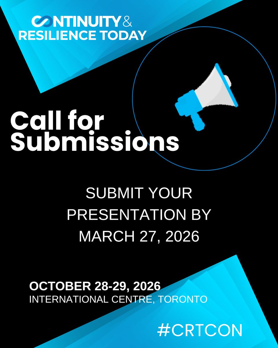 Continuity & Resilience Today! tweet media