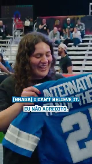 We had @aidanhutch97 help us surprise our 2025 International Fan of the Year 🇧🇷