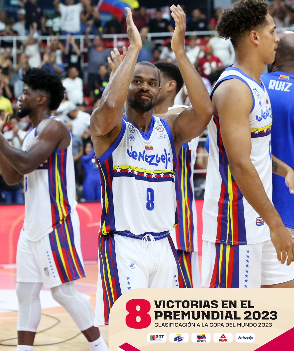 8️⃣ victorias logramos en los Clasificatorios a la Copa del Mundo 2023. En la 📸, nuestro #8: David Cubillán. A ocho días de volver 🇻🇪.