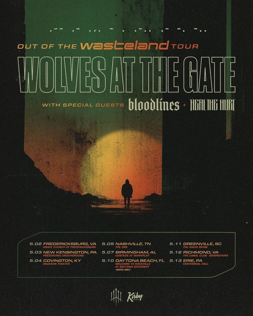 facedownrecords's tweet photo. Bloodlines will be out on the "Out Of The Wasteland" tour with Wolves At The Gate and Heal The Hurt from May 2 - 13.  Tickets are on sale now! https://t.co/rgz423Qzwd