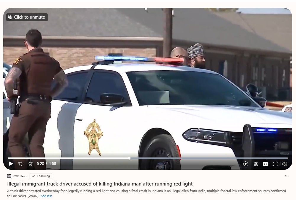 2/18/26: "Indian illegal immigrant truck driver accused of killing ...