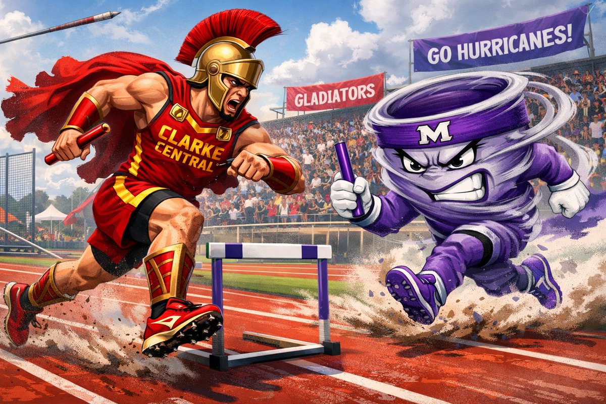 Clarke Central Boys' Track & Field tweet media