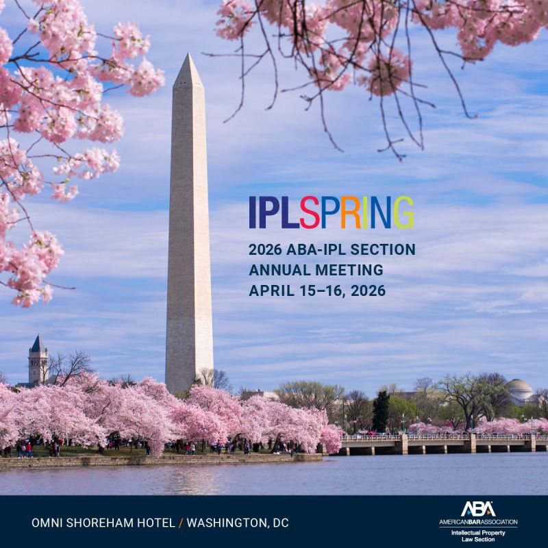 🚨The premier IP law event of the year is almost here! Join us for #IPLSPRING, April 15 for 20+ CLE sessions on patents, trademarks, and copyright.

Don't miss our featured session on Patent Law trends with <a href="/patentlyo/">Prof. Dennis Crouch ⚖️ Patent Law & AI</a>’s Dennis Crouch!

Register now: tinyurl.com/epnxbfdd
