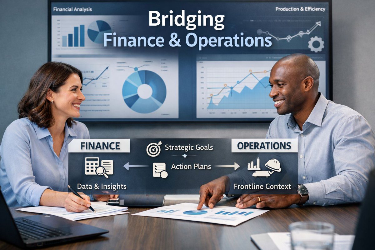 smclainiii's tweet photo. Strong organizations don’t just have great finance teams and great operations teams — they have strong communication between them. 📝 

When finance and operations truly connect, numbers become insight, and insight turns into action.

Here’s what improves alignment:
✅ Finance translating data into clear, operational meaning
✅ Operations sharing frontline context behind performance results
✅ Regular conversations focused on goals, not just reports
✅ A shared understanding of priorities and success metrics 🎯

When communication improves, finance stops being seen as “the reporting team” and becomes a strategic partner helping drive smarter decisions, better resource allocation, and stronger results. 📈 

💥 Better dialogue leads to better decisions. And better decisions lead to better outcomes.

#FinanceLeadership #FPandA #Operations #BusinessPartnership #Leadership