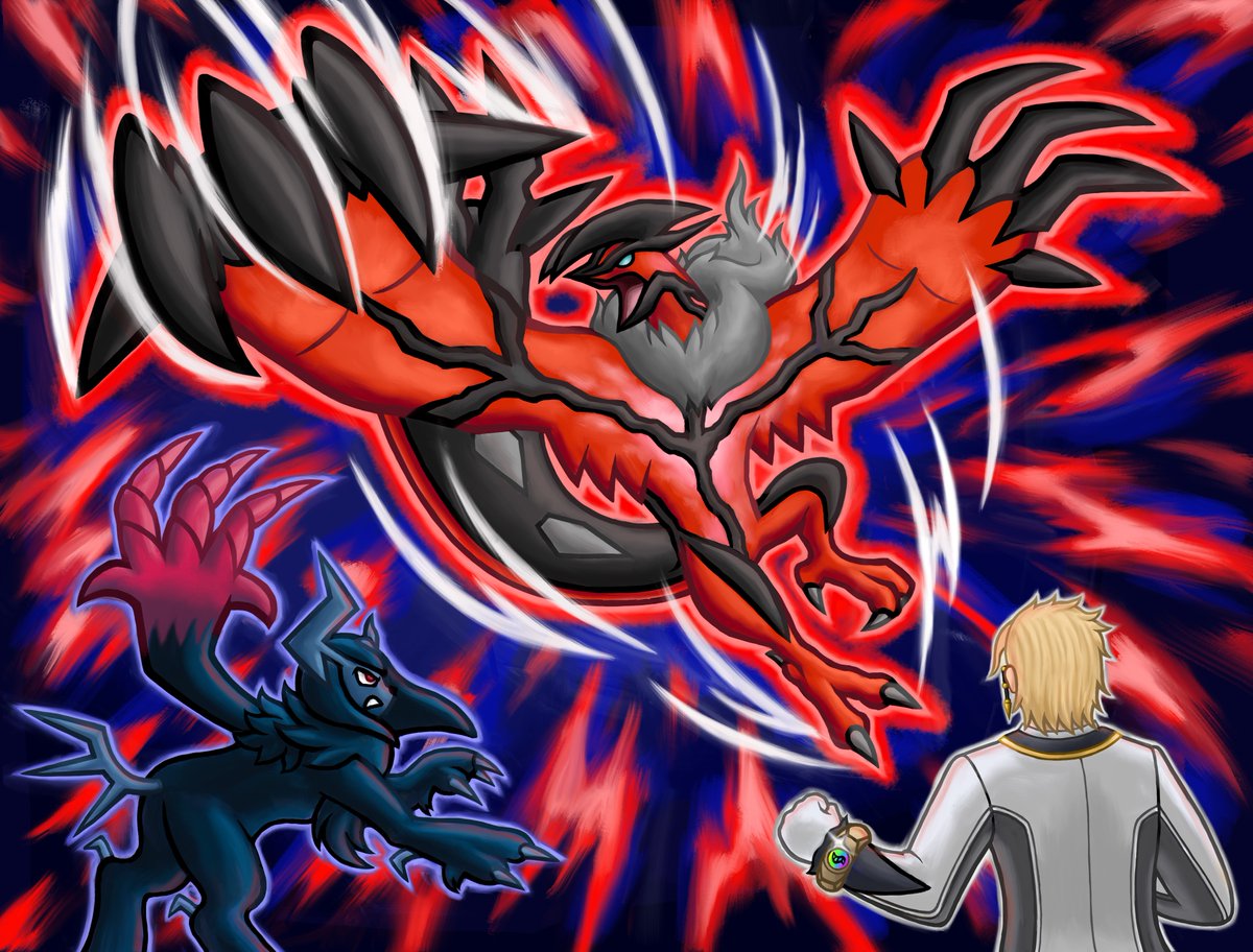 scromarius's tweet photo. Eizen and his Mega Absol Z's confrontation with Yveltal
#pokemon #pokemonfanart #yveltal #megaabsolz https://t.co/2VvrNTmqAt