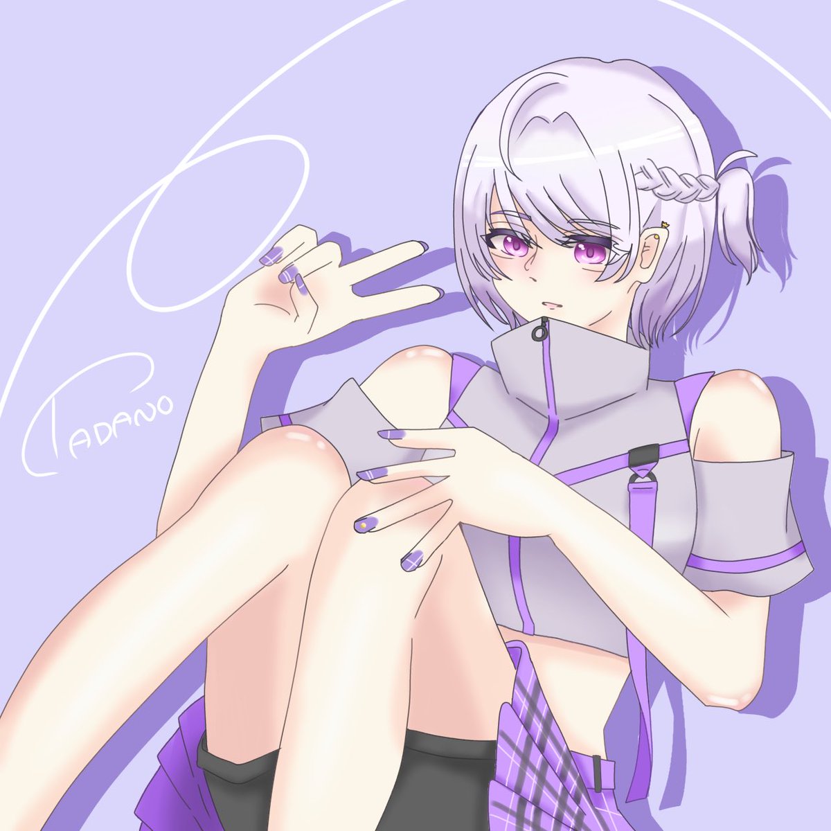 TadaNo__like's tweet photo. #創作キャラ

幾億光年振りくらいにお絵描きした〜…✏️

精進精進……。🎨✍💜 https://t.co/eS0ARXavkI