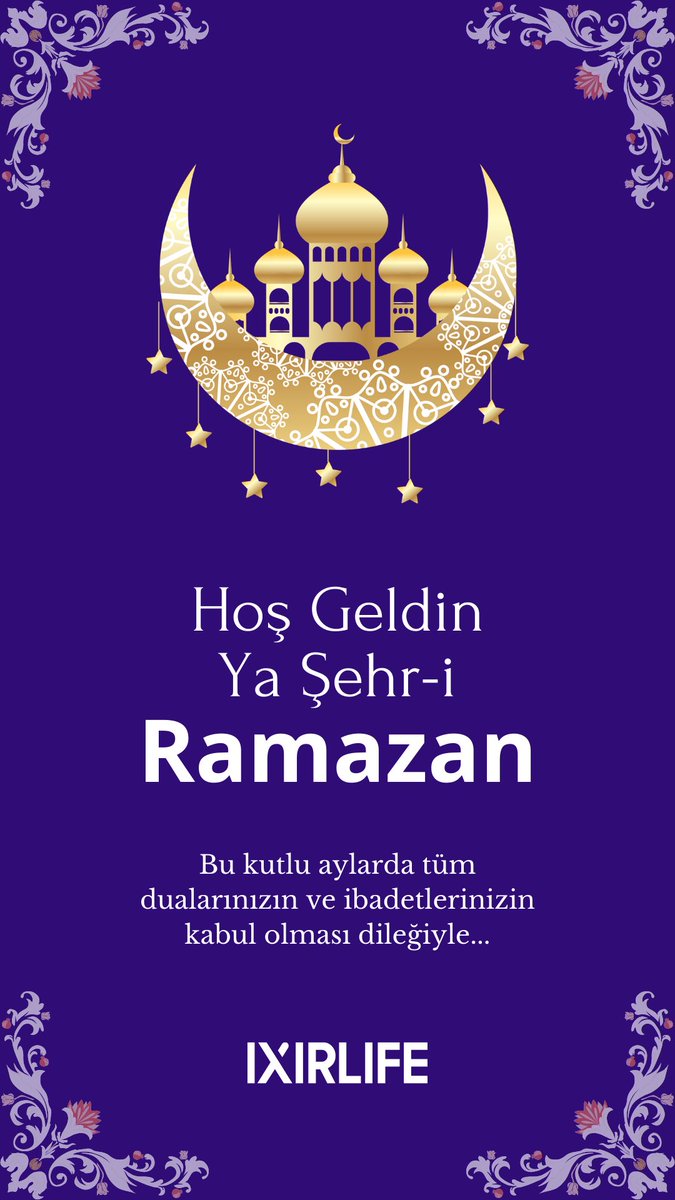Gelişiyle kalplerimize huzur, sofralarımıza bereket getiren on bir ayın sultanı... Hoş geldin ya Şehr-i Ramazan! 🌙 Dualarımızın kabul, ibadetlerimizin makbul olması dileğiyle. Herkese hayırlı Ramazanlar! 🤲✨
#Ramazan #HoşgeldinRamazan #HayırlıRamazanlar