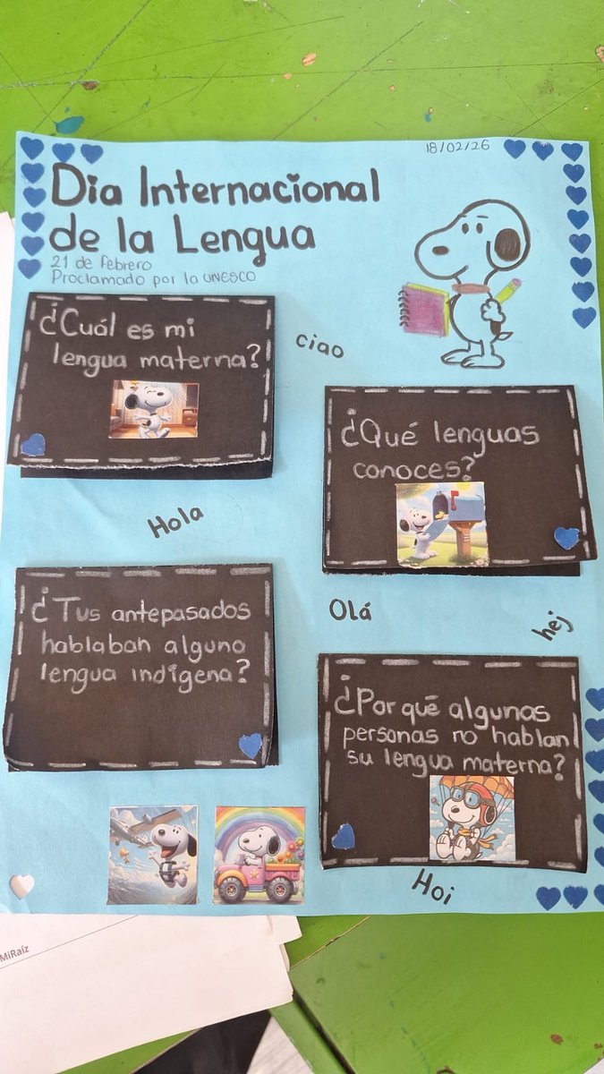 Cbt4Texcoco's tweet photo. En el Día Internacional de la Lengua Materna,  se realizaron preguntas  a los alumnos, para promover la reflexión, el reconocimiento, así como reforzar la identidad de nuestras lenguas originarias y maternas. #MaratonesPorLaLectura #MiLenguaMiRaíz 
 @SEP_mx https://t.co/K83pC2J7ji