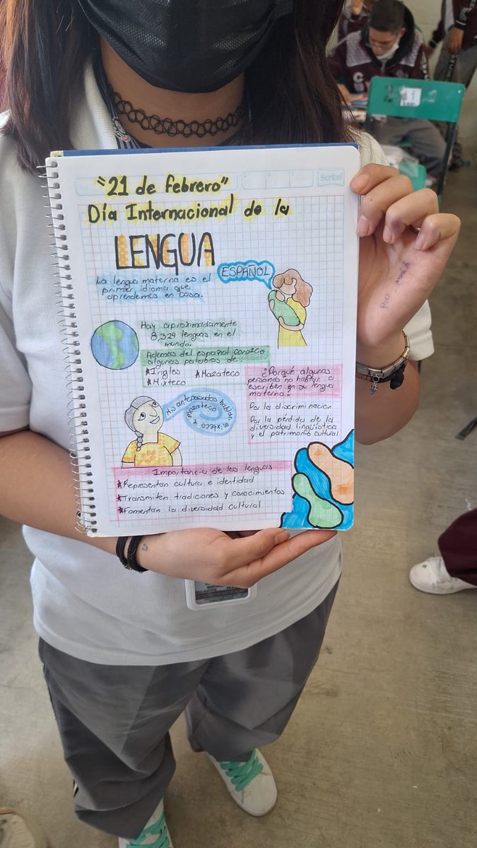 Cbt4Texcoco's tweet photo. En el Día Internacional de la Lengua Materna,  se realizaron preguntas  a los alumnos, para promover la reflexión, el reconocimiento, así como reforzar la identidad de nuestras lenguas originarias y maternas. #MaratonesPorLaLectura #MiLenguaMiRaíz 
 @SEP_mx https://t.co/K83pC2J7ji