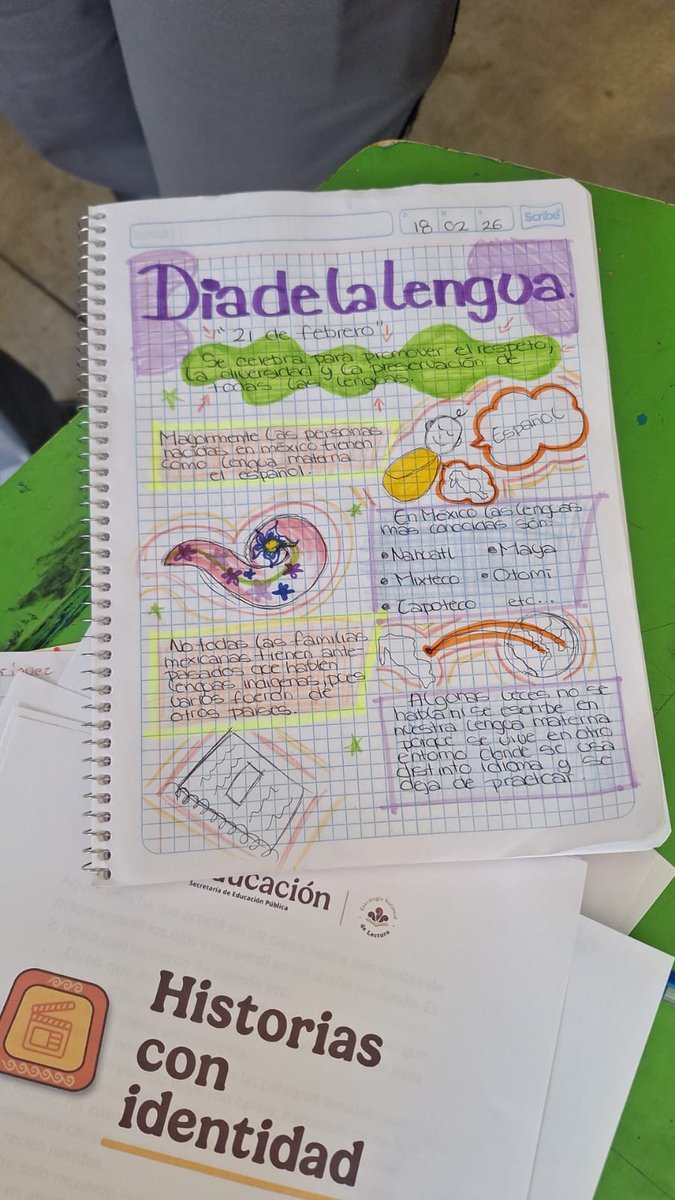 Cbt4Texcoco's tweet photo. En el Día Internacional de la Lengua Materna,  se realizaron preguntas  a los alumnos, para promover la reflexión, el reconocimiento, así como reforzar la identidad de nuestras lenguas originarias y maternas. #MaratonesPorLaLectura #MiLenguaMiRaíz 
 @SEP_mx https://t.co/K83pC2J7ji