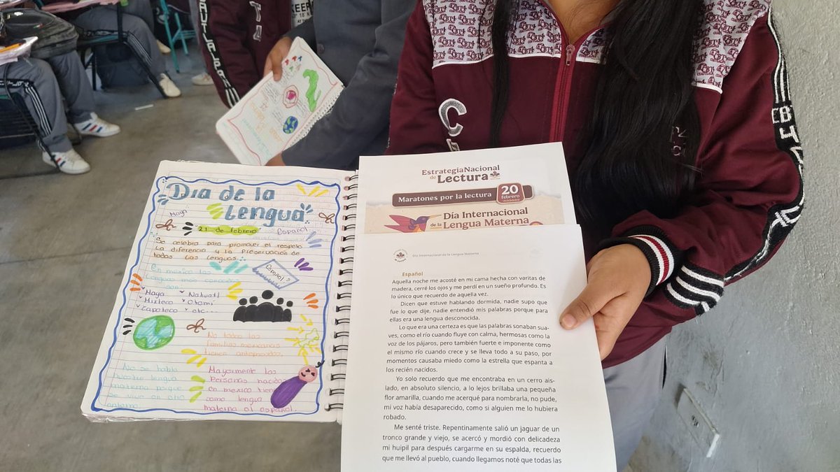 Cbt4Texcoco's tweet photo. En el Día Internacional de la Lengua Materna,  se realizaron preguntas  a los alumnos, para promover la reflexión, el reconocimiento, así como reforzar la identidad de nuestras lenguas originarias y maternas. #MaratonesPorLaLectura #MiLenguaMiRaíz 
 @SEP_mx https://t.co/K83pC2J7ji