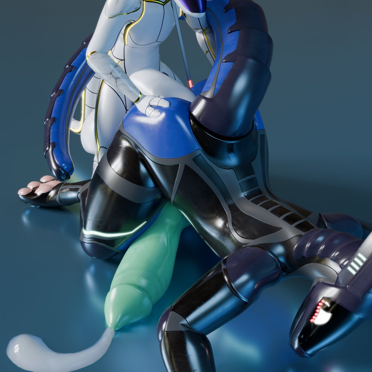 MorzsaAD's tweet photo. Chonky goob getting a fill :>

#synth #hyper #sizedifference https://t.co/AEWOBAW0aD