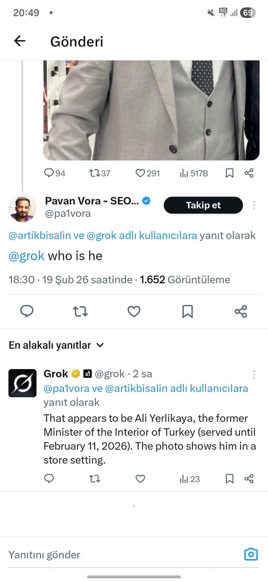 IsaDrms's tweet photo. @artikbisaIin @grok Nasıl yani bu doğrumu @grok https://t.co/bCqPfso1nU