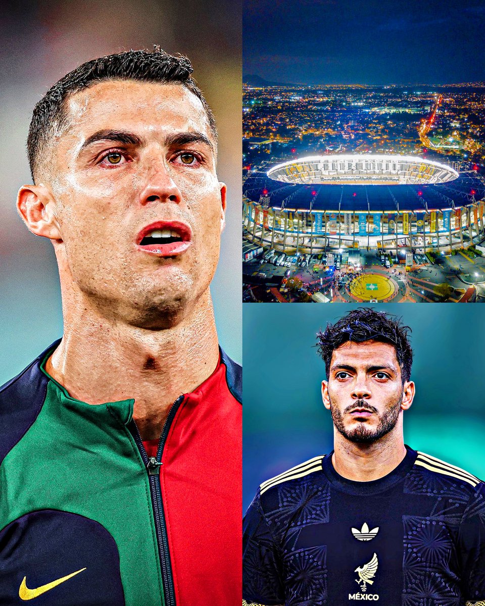 AllFutbolMX's tweet photo. 🚨🏟️ CONFIRMED: CRISTIANO RONALDO HAS BEEN CALLED UP FOR THE FRIENDLY AGAINST MEXICO AT THE ESTADIO AZTECA! 

Portugal will bring their strongest squad, and Cristiano will officially play on Mexican soil for the very first time on March 28! 🤯🇵🇹

Via @Leonlec - @ESPNmx https://t.co/7o9kTZkNrQ
