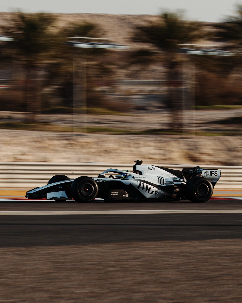 Cadillac_F1's tweet photo. Today marked our 10th day of track running as Cadillac Formula 1® Team.

With @SChecoPerez and @ValtteriBottas completing a total of 111 laps, our progress continues as we head into our final day of testing and our debut in Melbourne 💪 https://t.co/v1rAk3OWzo