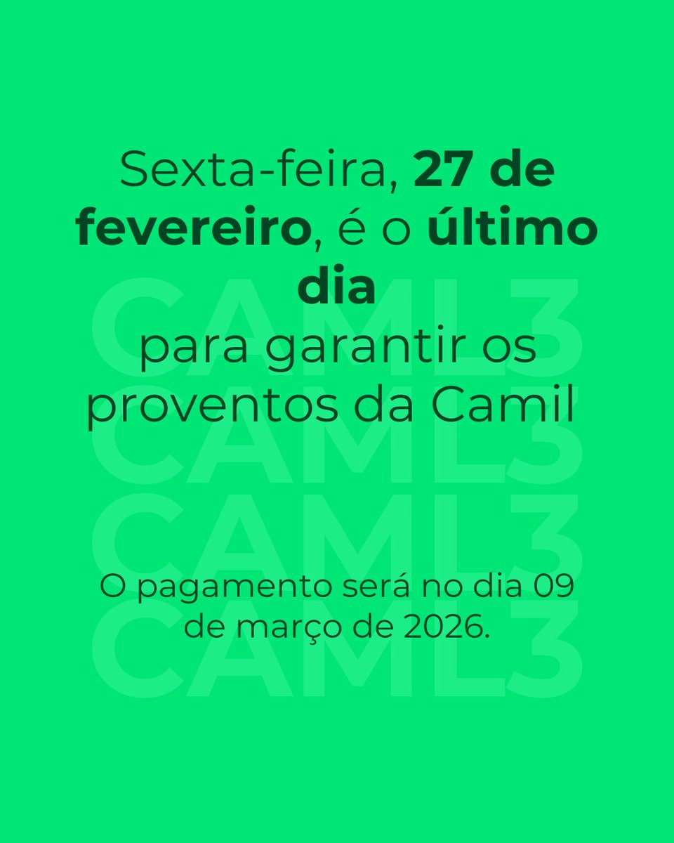 GranaCapital's tweet photo. Saber quando os dividendos vão cair na conta é sempre uma boa notícia! 🤑

Baixe o app do Grana e receba notificações sempre que os dividendos pintarem na sua conta. Link na bio do @GranaCapital 
#camil #caml3 #dividendos #granacapital https://t.co/hwfexpyAmH