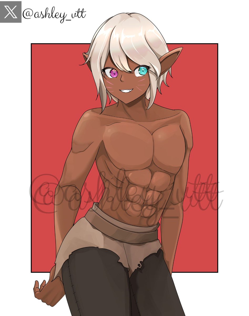 Ashley_vtt's tweet photo. Who said strength can’t be pretty? ❤️
Did this commission artwork for my client!

#commissionartwork #asharts #artmoots #femboy 
 #ArtistOnTwitter #characterart #commissionopen https://t.co/byequgQSMv