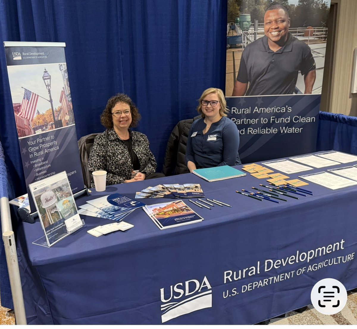 tomfornd's tweet photo. USDA had a booth at the Annual Water Expo.  Rural community water projects are a large part of our commitment. https://t.co/ZidYrigW42