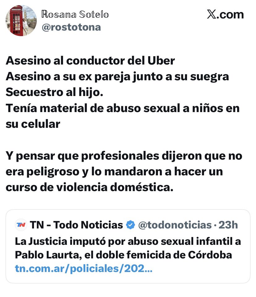 #DenunciasFalsas El que hizo todo el movimiento de Varones Unidos diciendo que las mujeres MIENTEN y hacen denuncias falsas.

Su ex, Luna Giardina lo habia  denunciado por violencia (googlea su caso) 

En México hay todo un movimiento de varones unidos diciendo lo mismo ⚠️ Las