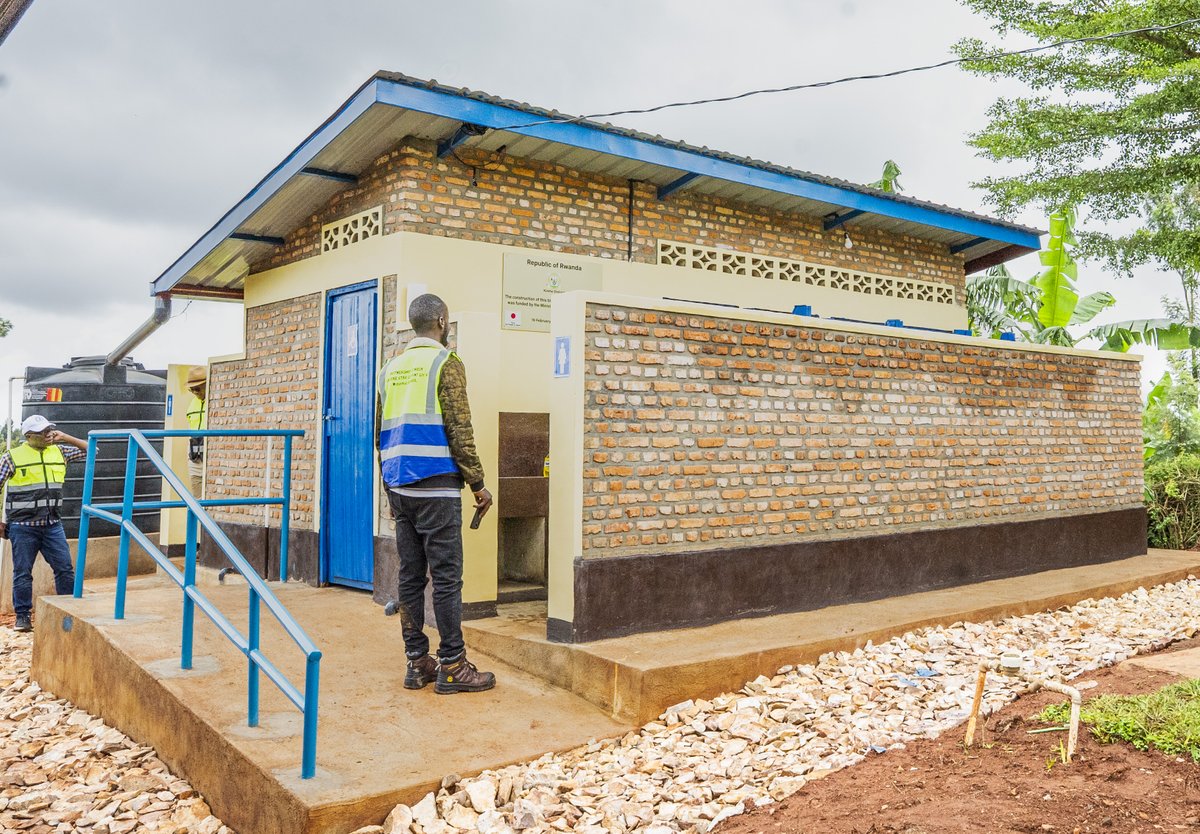 Wateraid Rwanda Prior to the inauguration, guests toured the project infrastructure at ...