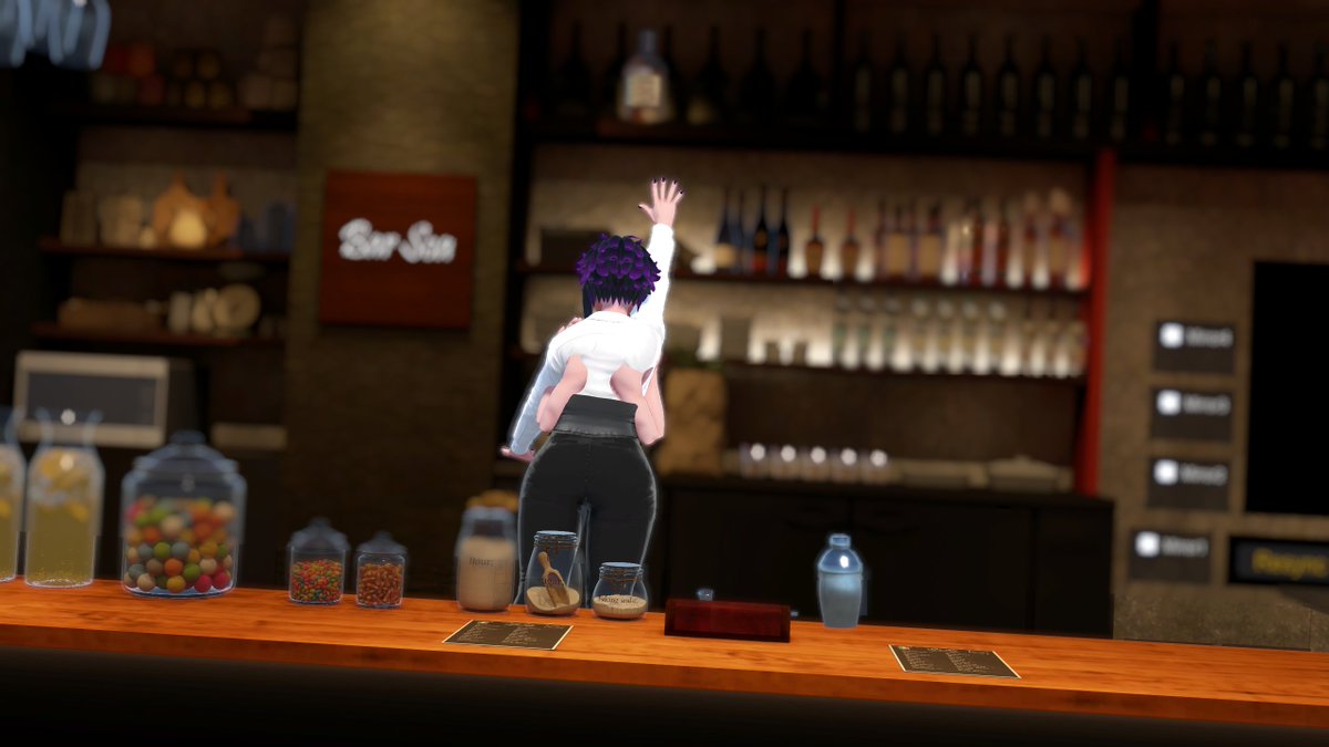plageevrc's tweet photo. What can I get for you?  A drink, a snack? 
Oh you want the fancy one... 
Sure let me just... 
[ #Sizetwitter #Sizevr #VR #VRC #Giantess #MiniGTS #SizeVRChat #VRCPhotography #Growth ] https://t.co/FcfnHlqnYu