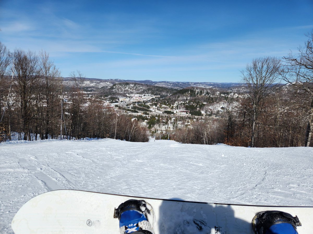Snow in the Laurentiens has been fantastic this year.