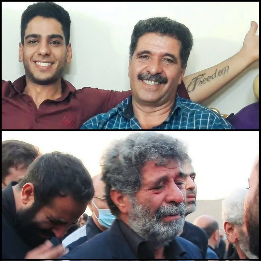 پدر و بزنم یا پسر؟ 
پسر رو بزن ؛ پدر خودش میمیره

پدر جاوید نام محمدرضا اسکندری

#IranMassacre 
#IranRevolution2026 
#KingRezaPahlavi