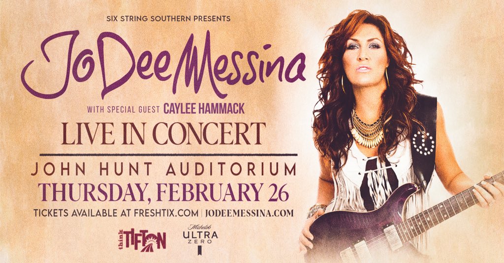 Cayleehammack's tweet photo. Can’t wait to be back in Georgia with @jodeemessina next week! Y’all go grab a ticket and I’ll see you there 🧡
Tickets: https://t.co/yNXiRV4qz4 https://t.co/JGFeFhvwHE