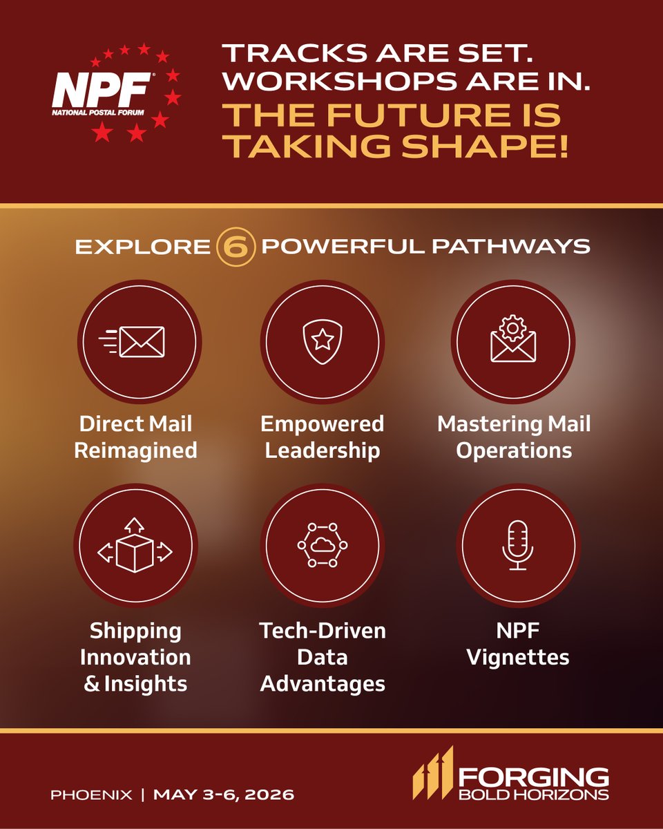 National Postal Forum tweet media