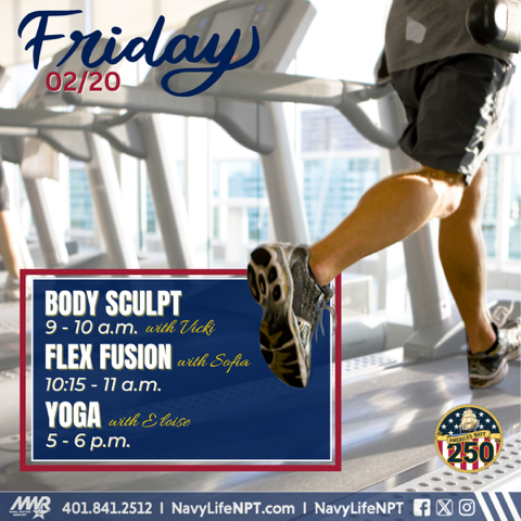 NavyLifeNPT's tweet image. ✨ FRIDAY AT JHC – KICK OFF YOUR WEEKEND FEELING GREAT! ✨Start your weekend strong, stretched, and smiling 💙💦Move your body today - your weekend self will thank you! 😄 #FridayFitness #WeekendWorkout #PoolFun #NAVSTANPTMWR #NavyLifeNPT