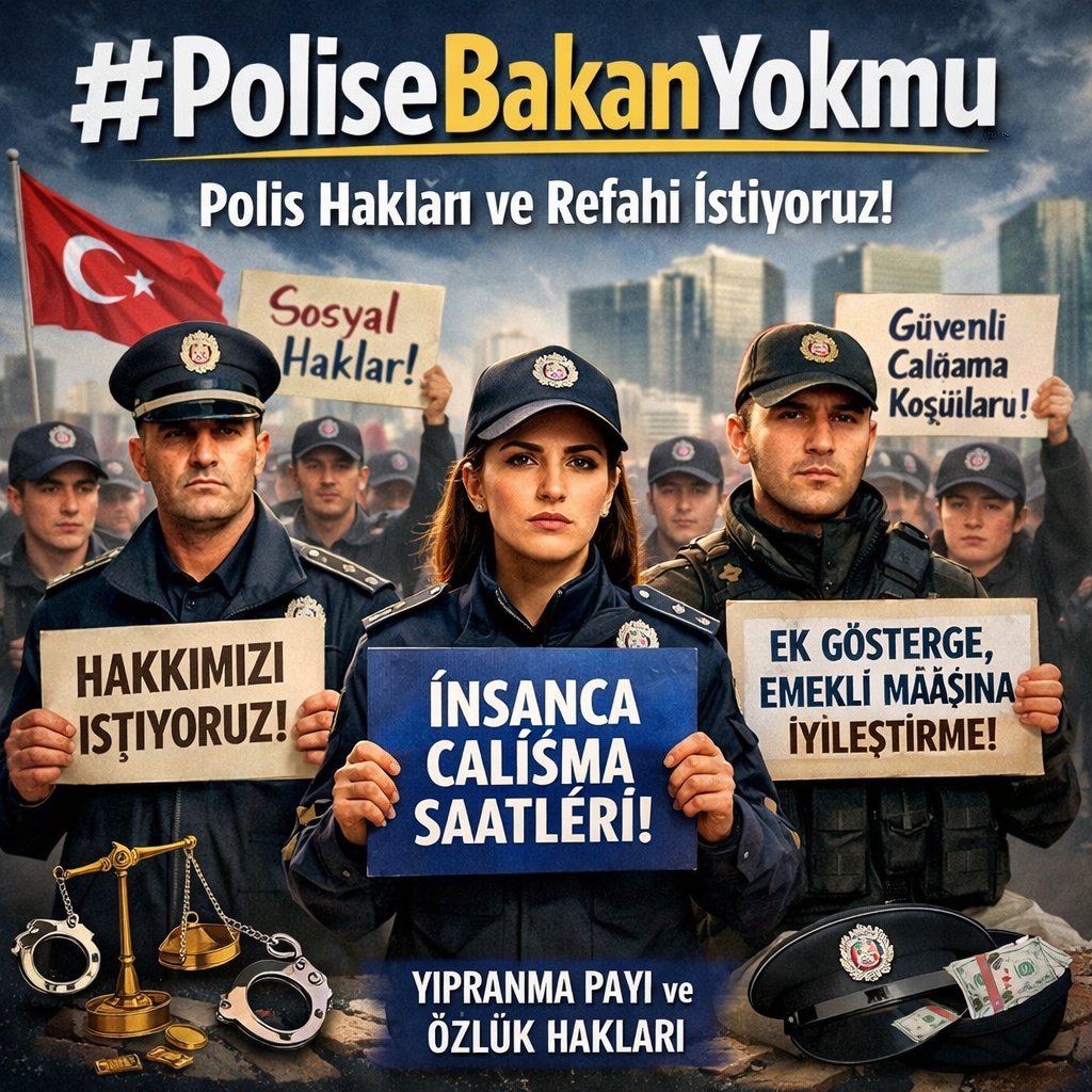 🚔👮 🚔👮 POLİS ÇÖZÜM BEKLİYOR🚔👮🚔 👮🚔bsysjis #PoliseBakanYokMu