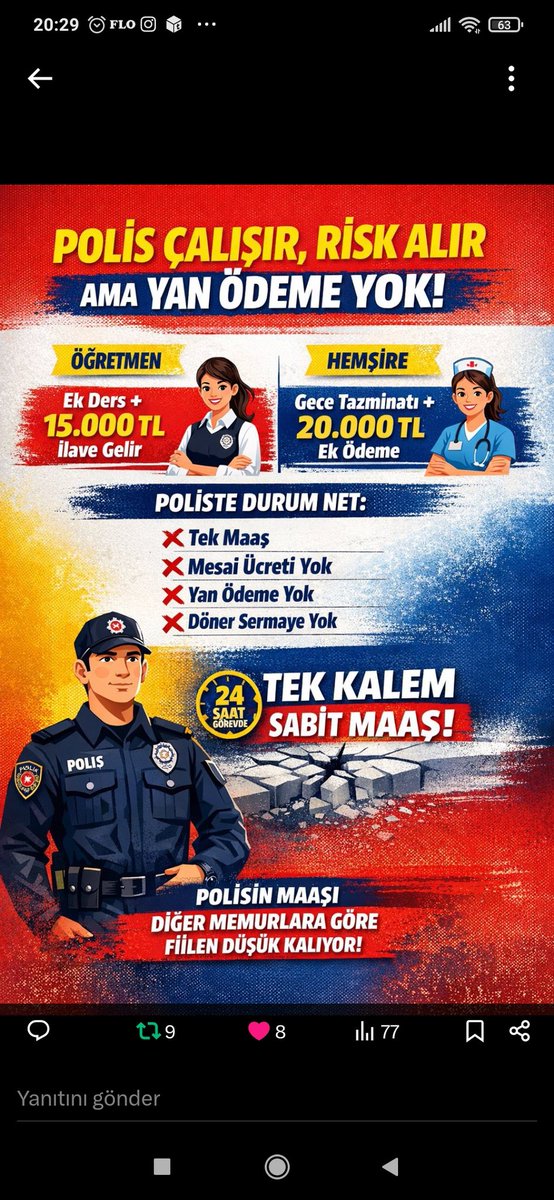 🚔👮 🚔👮 POLİS ÇÖZÜM BEKLİYOR🚔👮🚔 👮🚔 susnis #PoliseBakanYokMu