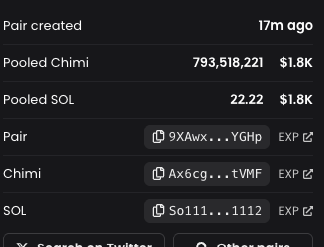 The real OG $chimi 2 min earlier lol

dexscreener.com/solana/9xawxpj…

ca
Ax6cg2psY3DecSKxe6bdEGPQ8EMHaAnM7LMn4RHYtVMF

DYOR!