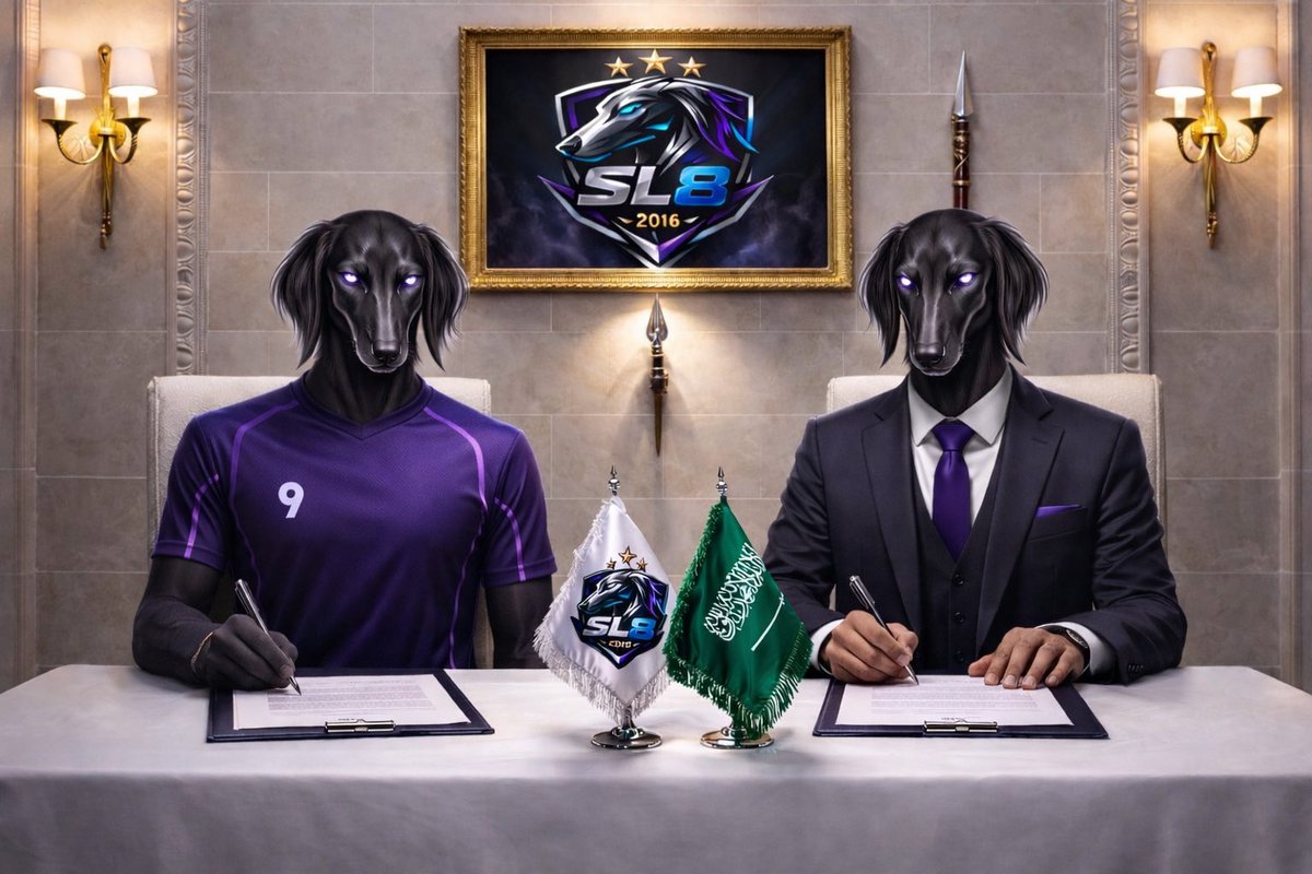 SL8_Official's tweet photo. 🖊️ بيان رسمي | تعاقد

تعلن إدارة نادي SL8 عن توقيع عقد انضمام اللاعب
"أم جمعان" إلى صفوف الفريق الأول،
بعقد احترافي يمتد لعدة مواسم.

مرحبًا بك في عرين السلق 💜

#SL8 https://t.co/gybQrpJDbS